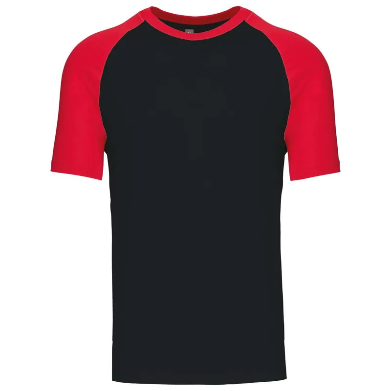 Tricou bărbați Kariban Baseball Short-sleeved Two-tone