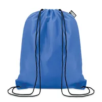 Sac cu cordon 190T RPET personalizat, albastru regal