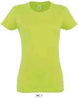 Tricou damă SOL'S Imperial Round Collar personalizat, verde
