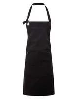 Șorț Premier Calibre Heavy Cotton Canvas Pocket personalizat, negru