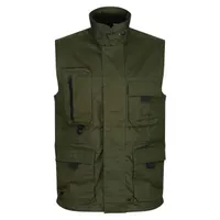 Vestă bărbați Regatta Pro Utility Vest personalizată, verde