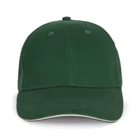 Șapcă Kariban Orlando 6 Panels personalizată, verde