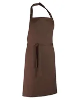 Șorț Premier Colours Collection Bib personalizat, maro