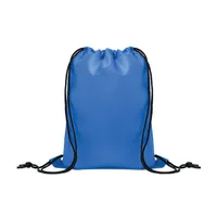 Rucsac copii cu șnur 190T RPET personalizat, albastru regal