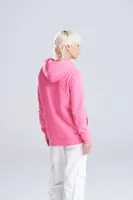 Hanorac damă Just Hoods College personalizat, pe model