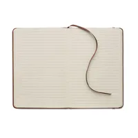 Notebook A5 PU fumuriu personalizat, vedere detaliu