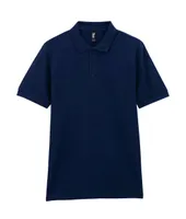 Tricou polo unisex Gildan Premium Cotton® Adult Double Piqué personalizat, albastru