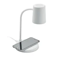 Încărcător wireless + boxă lamp personalizat, vedere detaliu