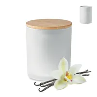 Lumânare ceară vegetală 280gr personalizat, alb