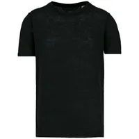 Tricou bărbați Spasso Linen personalizat, negru