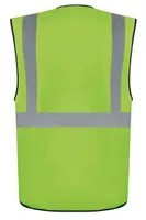 Vestă unisex Korntex Comfort Executive Safety Vest Hamburg Multifunctional With Pockets personalizată, verde