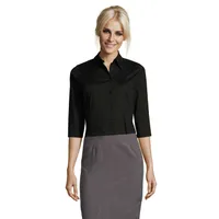 Cămașă damă Sol's Effect Stretch personalizată, black