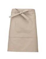 Șorț Kariban Cotton Mid-length personalizat, maro