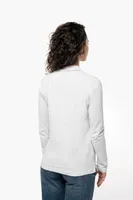 Tricou polo damă Kariban personalizat, pe model