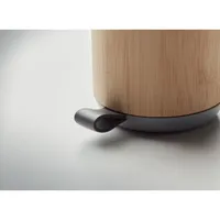 Boxă wireless din bambus 5.3 personalizată, vedere detaliu