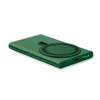 Powerbank wireless personalizat, verde închis