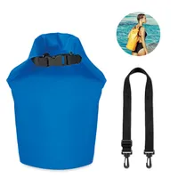 Geantă impermeabilă PVC 10L personalizată, albastru regal