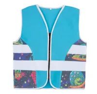 Vestă copii Korntex Safety Vest Action personalizată, albastru