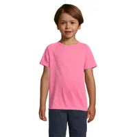 SPORTY KIDS T-SHIRT 140g personalizat, roz neon 2