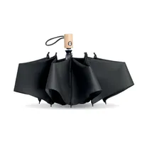 Umbrelă 190T RPET 23 inch personalizată, vedere spate