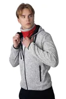 Jachetă polar unisex K-UP Fleece-lined Neckwarmer personalizată, pe model