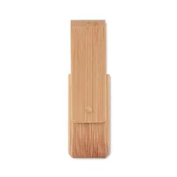 USB MO1001 din bambus 16GB  -16GB personalizat, vedere lateral