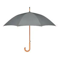 Umbrelă de 23.5 inchi RPET personalizată, gri