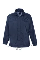 Jachetă unisex SOL'S Mistral Jersey-lined Water Repellent Windbreaker personalizată, albastru