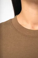 Bluză unisex Native Spirit Eco-friendly Oversized Crew Neck personalizată, pe model