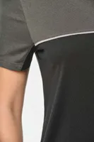 Tricou unisex Designed To Work Eco-friendly Short Sleeve Two-tone personalizat, pe model