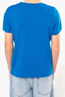 Tricou copii Kariban BIO150IC Crew Neck personalizat, pe model