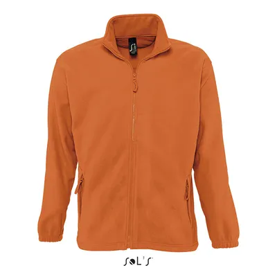 NORTH Jachetă Fleece personalizat, orange