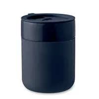 Pahar ceramic 330 ml personalizat, albastru marin francez