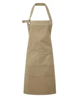 Șorț Premier Calibre Heavy Cotton Canvas Pocket personalizat, maro