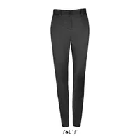 Pantaloni damă SOL'S Jared Satin Stretch Trousers personalizați, negru