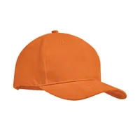 Șapcă baseball cu 6p 270gr personalizată, portocaliu
