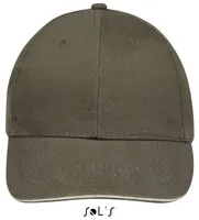 Șapcă SOL'S Buffalo Six Panel personalizată, verde