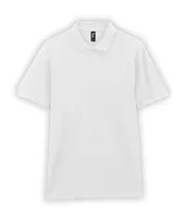 Tricou polo unisex Gildan Premium Cotton® Adult Double Piqué personalizat, alb