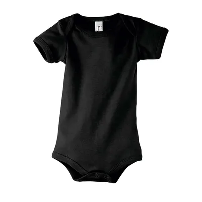 Body bebeluși SOL'S Bambino Bodysuit personalizat, negru