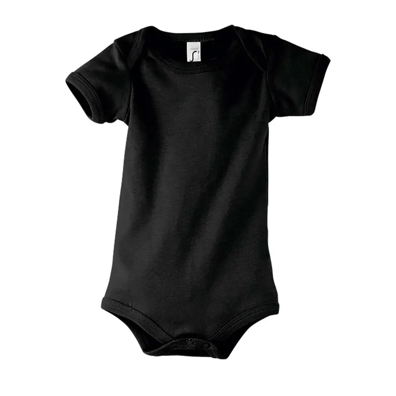 Body bebeluși SOL'S Bambino Bodysuit personalizat, negru