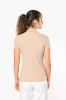 Tricou polo damă Kariban Organic 180 Piqué personalizat, pe model
