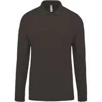 Tricou polo bărbați Kariban Piqué personalizat, gri