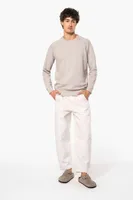 Bluză bărbați Kariban Organic Cotton Crew Neck Raglan Sleeve personalizată, pe model