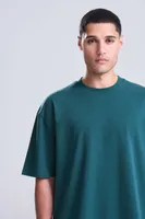 Tricou unisex Ecologie Arrow Recycled Heavy Oversize T personalizat, pe model