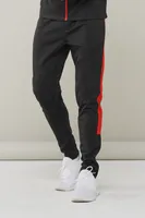 Pantaloni unisex Finden + Hales Adult S Knitted Tracksuit Pants personalizați, pe model