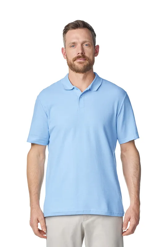 Tricou polo bărbați Gildan Softstyle™ Adult Double Piqué personalizat, pe model