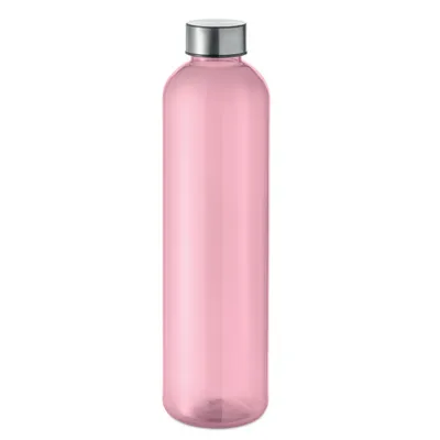 Sticlă RPET 1000ml personalizată, roz transparent