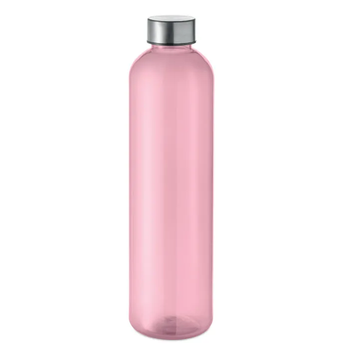 Sticlă RPET 1000ml personalizată, roz transparent