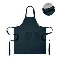 Șorț bumbac organic 240 gr/m² personalizat, albastru