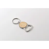 Breloc din aluminiu reciclat personalizat, vedere detaliu
